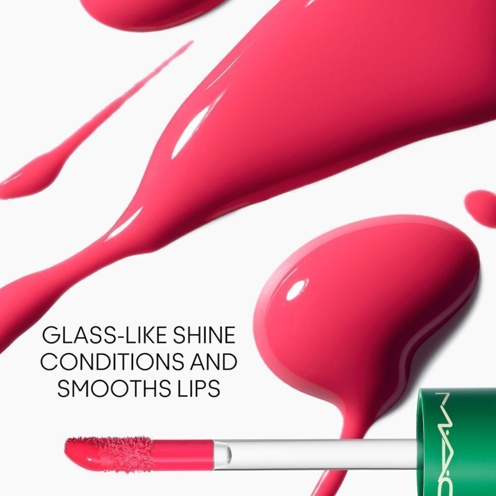 MAC X Stranger Things Lipgloss - Wild Wheeler (Sheer Bright Pink) - Picture 8 of 15